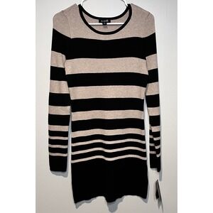 A.BYER Junior Girls Teens Knit Stripe Sweater Dress Sz XL